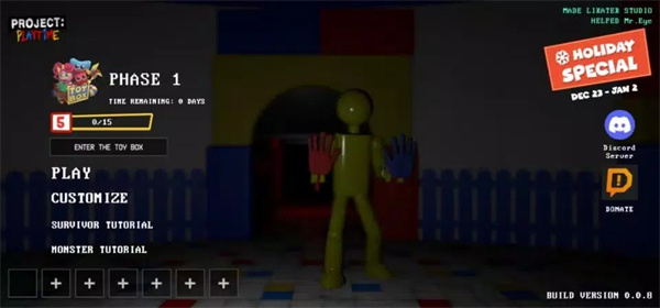 波比的游戏时间计划官方版(Project Playtime)