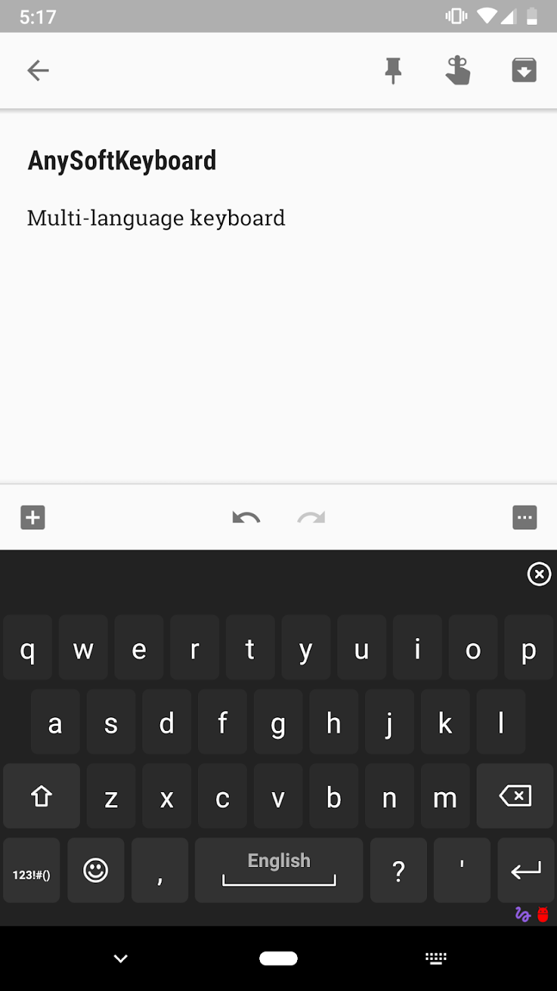 AnySoftKeyboard app