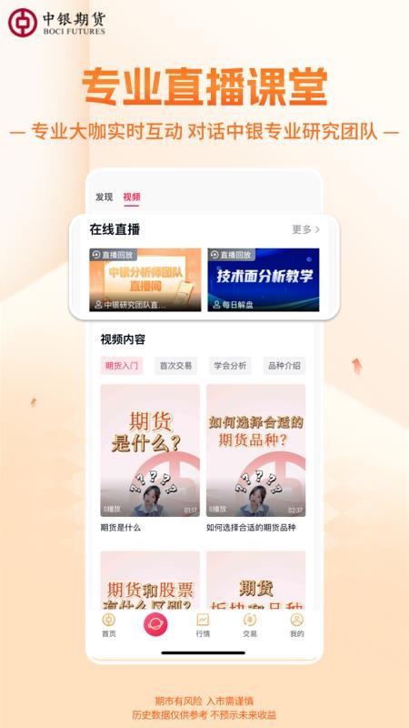 中银期货专业版官网版
