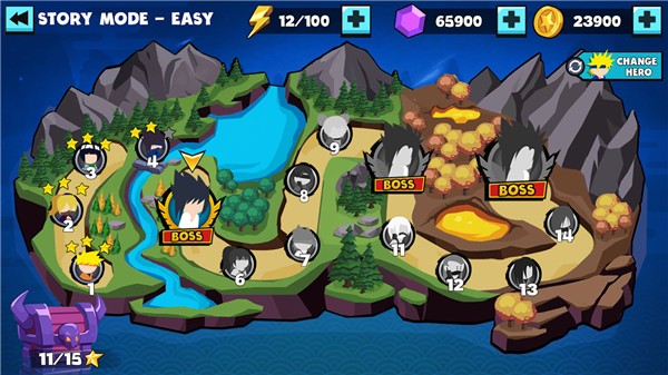 火柴人忍者格斗内置MOD菜单版 内购版v0.5.7