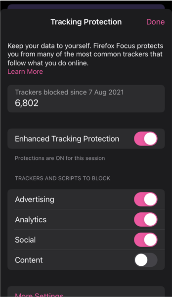 Firefox Focus