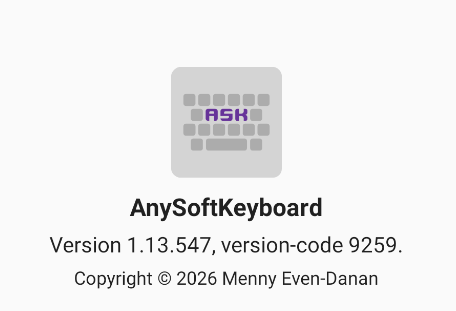 AnySoftKeyboard app