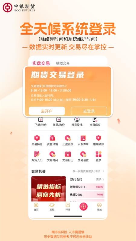 中银期货专业版官网版