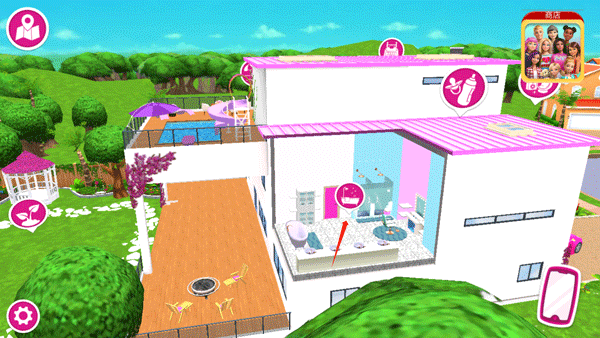 芭比梦幻屋国际版