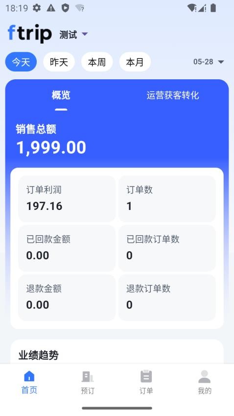 ftrip酒店预订平台