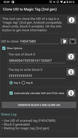 MIFARE Classic Tool1
