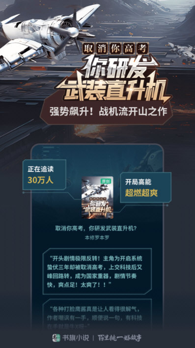 书旗小说宣传图