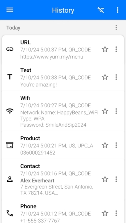 QR二维码条形码扫描仪截图1