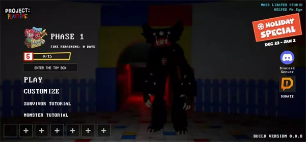 波比的游戏时间计划官方版(Project Playtime)