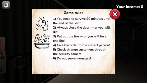 恐怖沙威玛异常小吃摊手机版 最新版v0.8