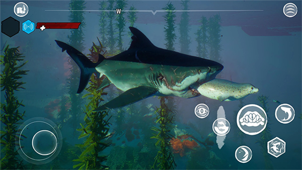 食人鲨无限氧气无敌版 内置菜单版v1.1